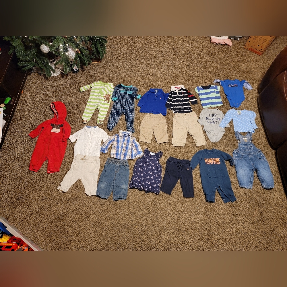 Baby boy clothes lot bundle 6-9 month